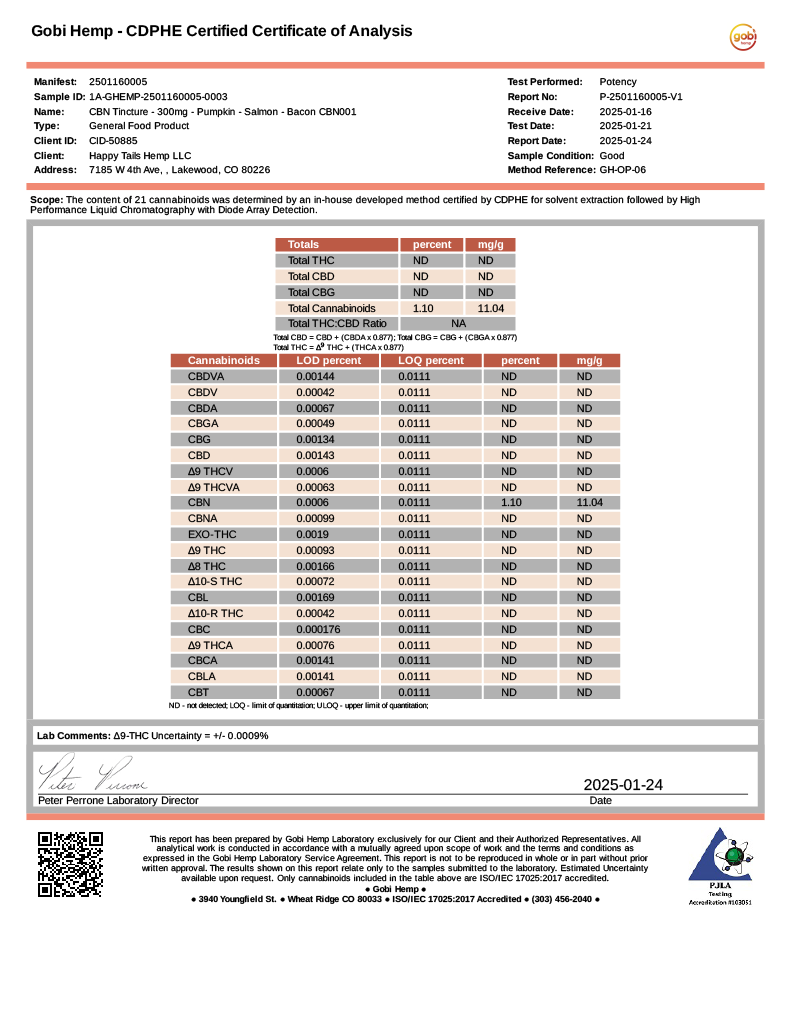 CBD Sleep Pet Tincture  | THC-Free | Rest & Sleep Support